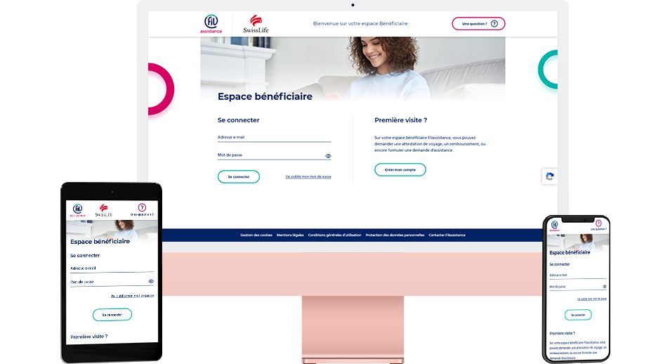 Groupe SCR - création de l'extranet espace bénéficiaire de Filassistance