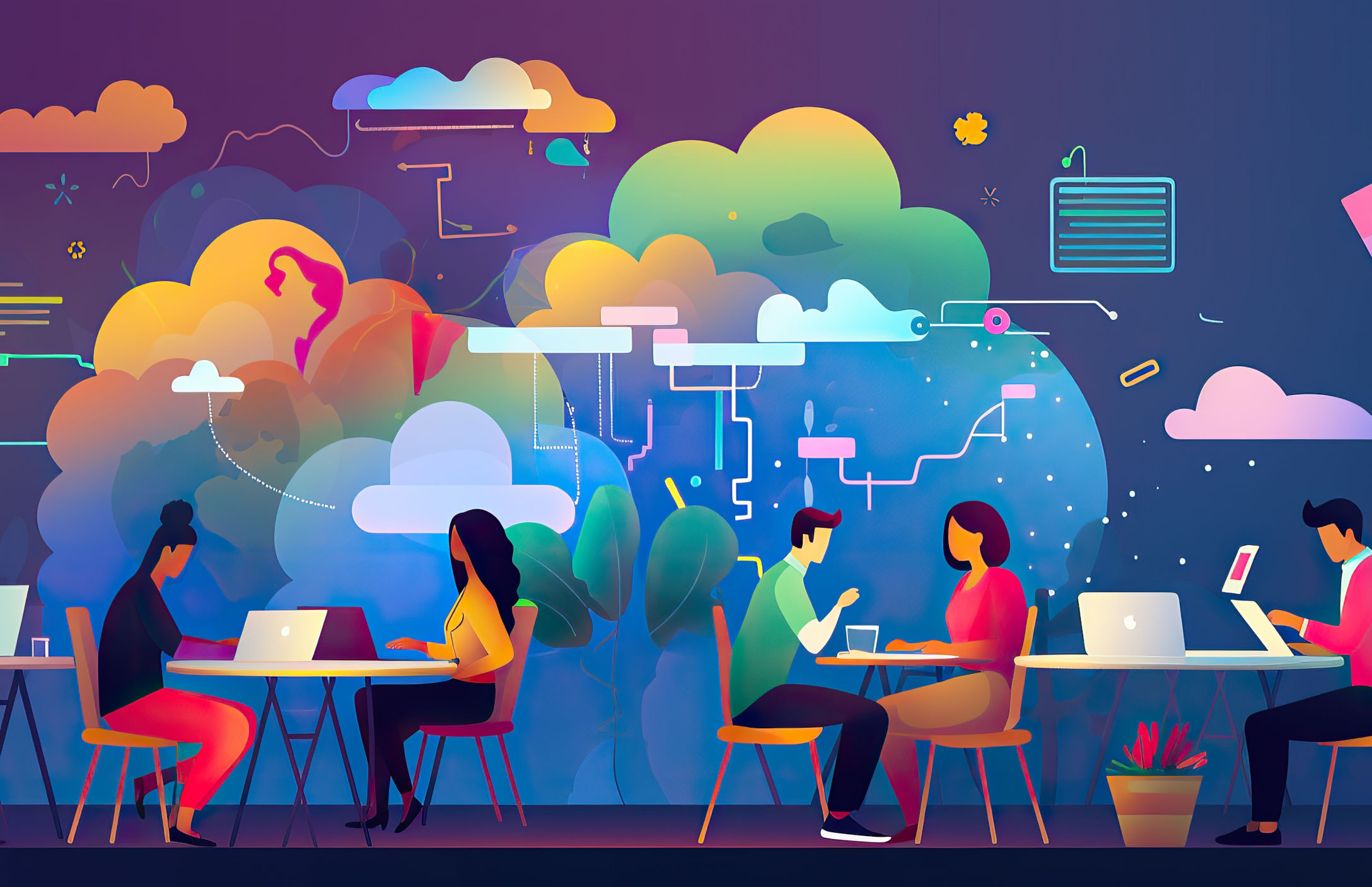 Image agence web and ia